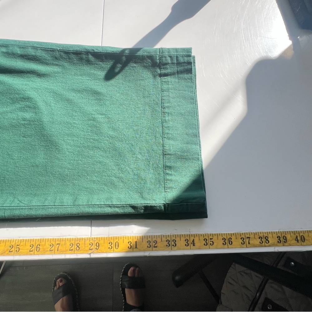 Talbots Cotton Slub Sailor Crop Pants Green Size 6 NWT - Picture 9 of 13